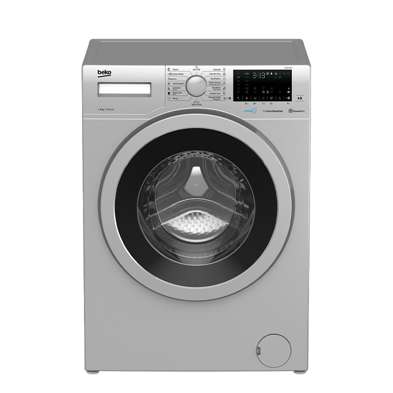 ماشین لباسشویی 8 کیلو گرمی بکو مدل WTV8736XS استیل